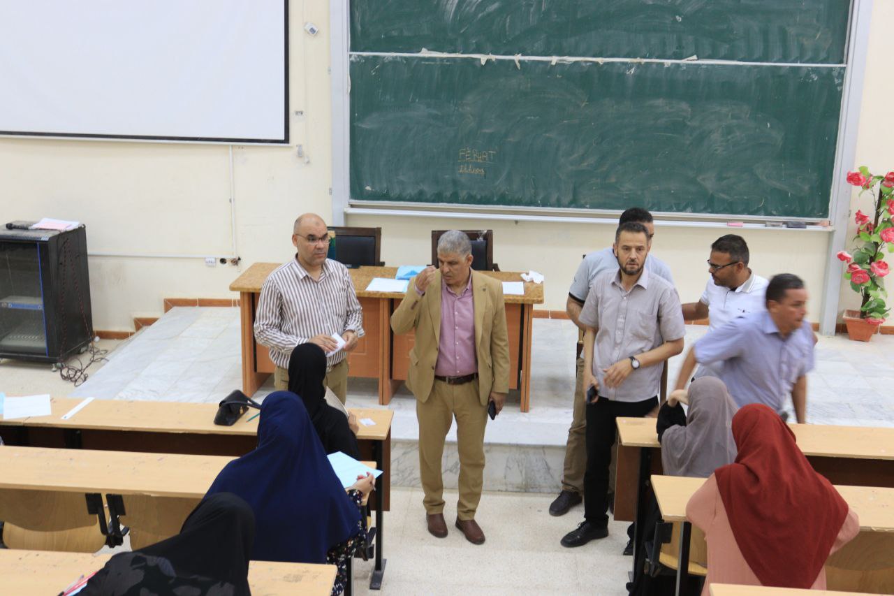 The start of the second semester exams at El Oued University
